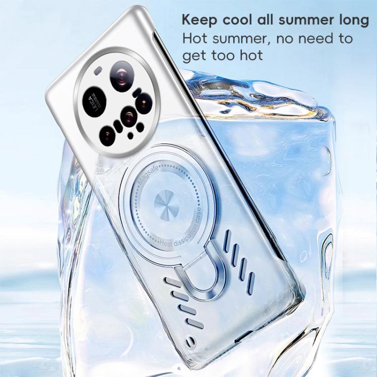 For Xiaomi 15 Ultra Ice Sense Series Graphene Cooling MagSafe Holder Phone Case