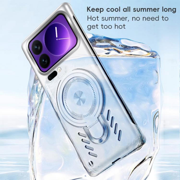 For Xiaomi 17 Pro Ice Sense Series Graphene Cooling MagSafe Holder Phone Case