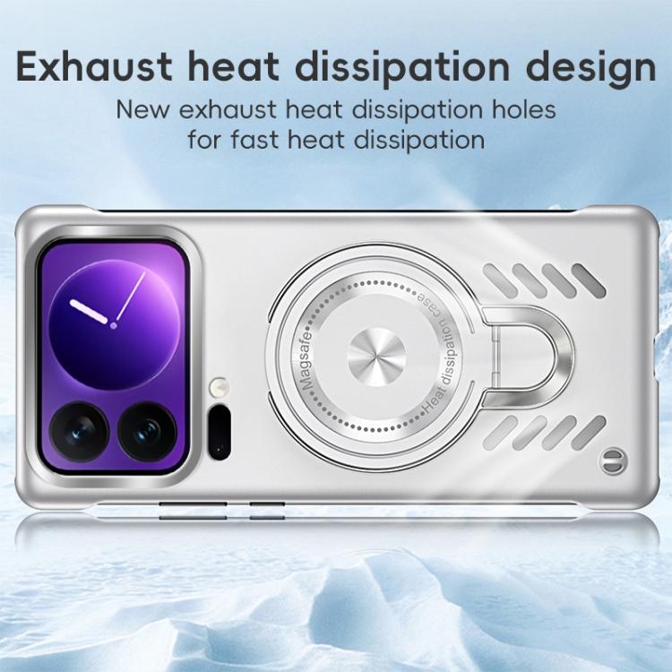 For Xiaomi 17 Pro Ice Sense Series Graphene Cooling MagSafe Holder Phone Case