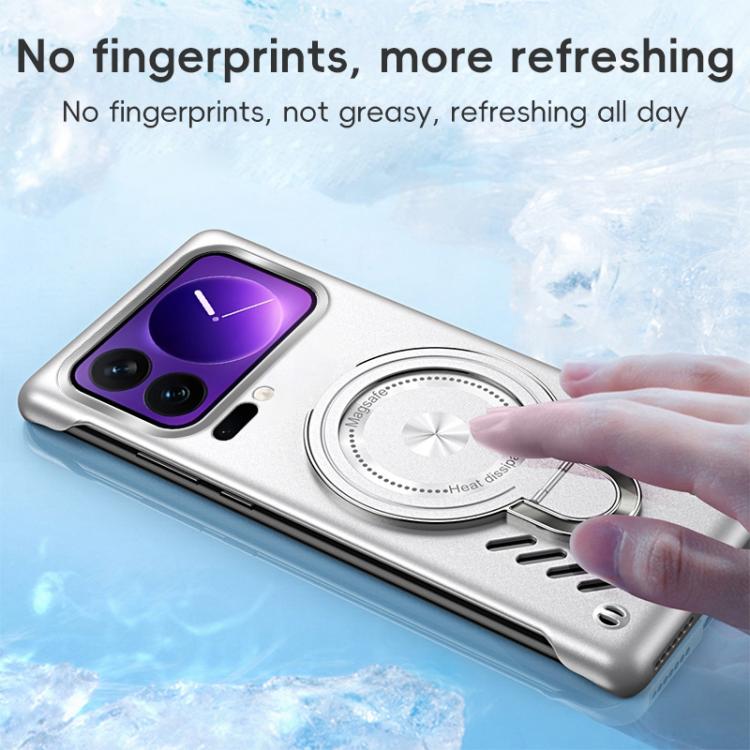 For Xiaomi 17 Pro Max Ice Sense Series Graphene Cooling MagSafe Holder Phone Case