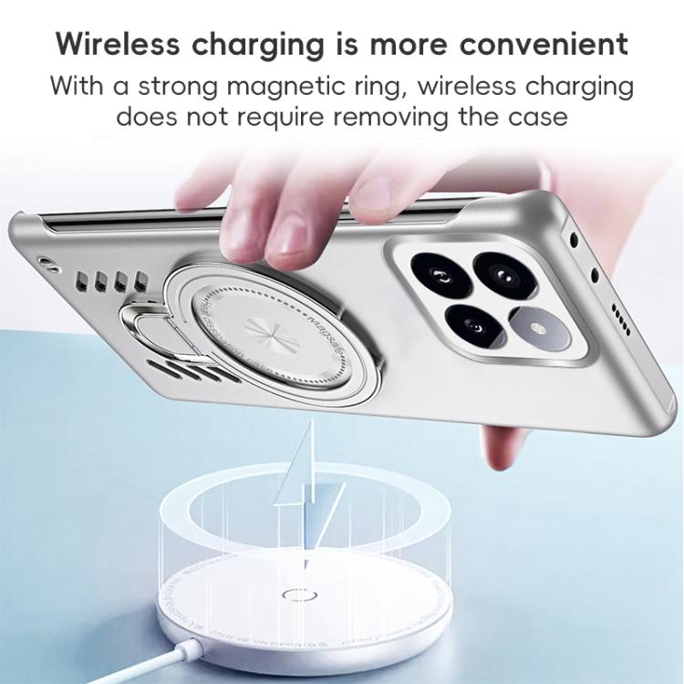 For Xiaomi 17 Ice Sense Series Graphene Cooling MagSafe Holder Phone Case