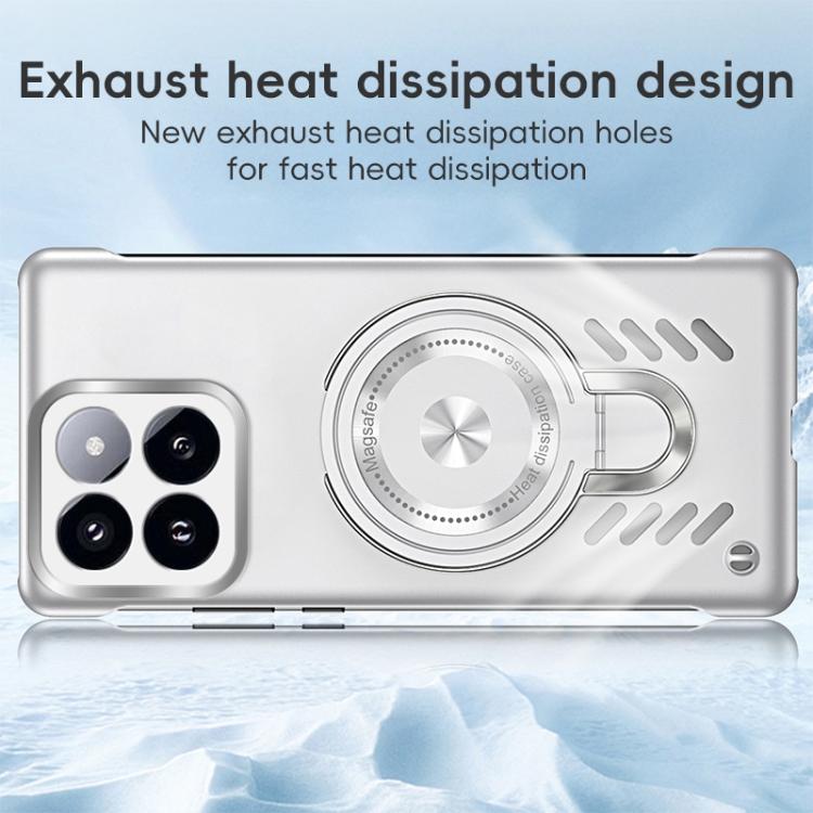 For Xiaomi 17 Ice Sense Series Graphene Cooling MagSafe Holder Phone Case