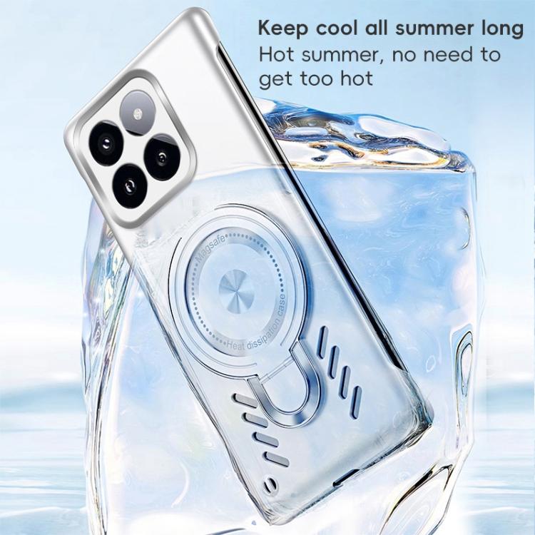 For Xiaomi 17 Ice Sense Series Graphene Cooling MagSafe Holder Phone Case