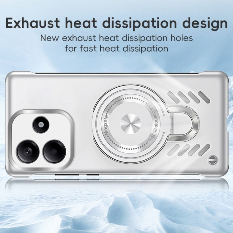 For Redmi Note 14 5G Ice Sense Series Graphene Cooling MagSafe Holder Phone Case