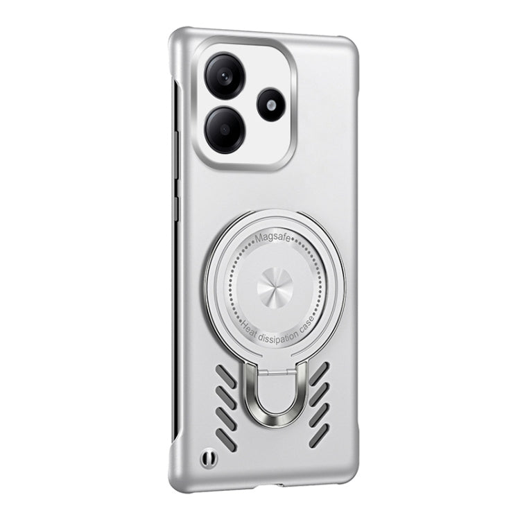 For Redmi Note 14 5G Ice Sense Series Graphene Cooling MagSafe Holder Phone Case