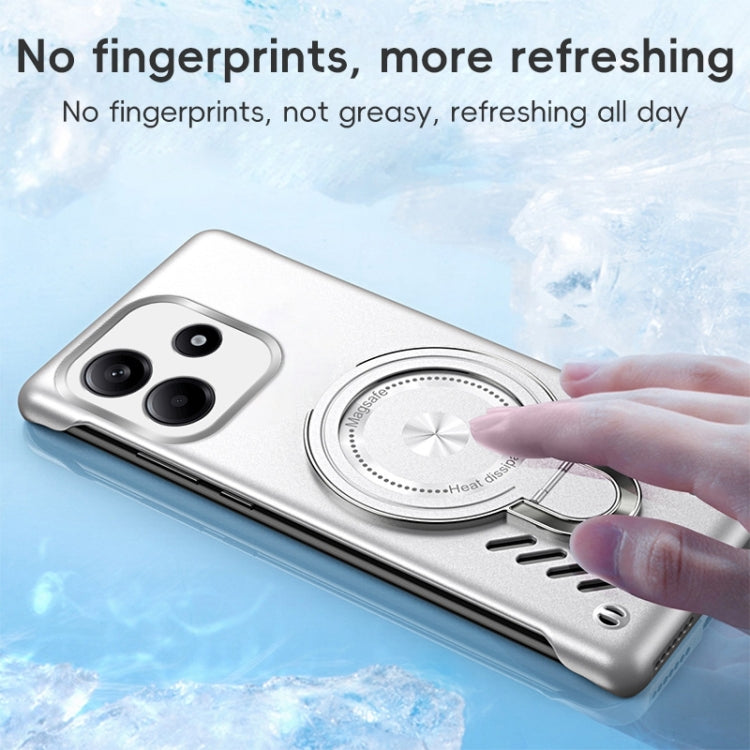 For Redmi Note 14 5G Ice Sense Series Graphene Cooling MagSafe Holder Phone Case