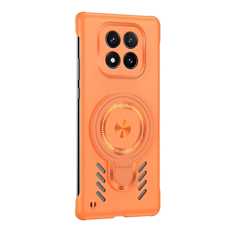 For Redmi Note 14 Pro 5G Ice Sense Series Graphene Cooling MagSafe Holder Phone Case