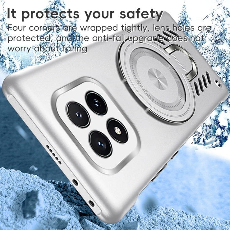 For Redmi Note 14 Pro 5G Ice Sense Series Graphene Cooling MagSafe Holder Phone Case