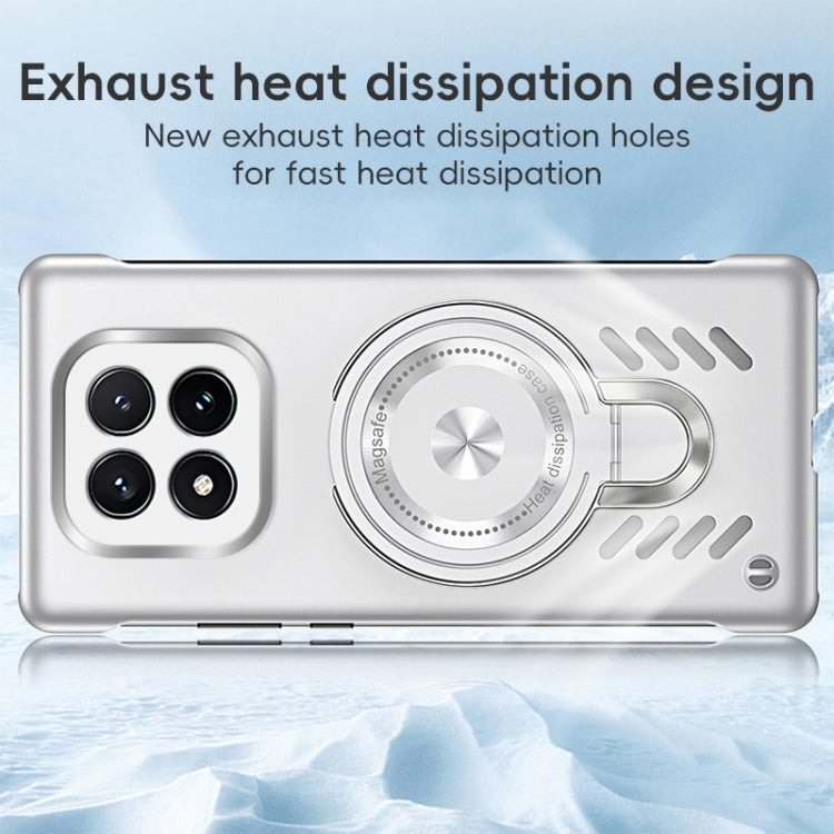 For Redmi Note 14 Pro 5G Ice Sense Series Graphene Cooling MagSafe Holder Phone Case