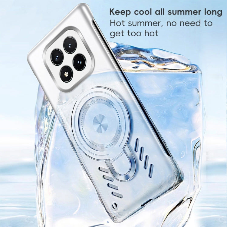 For Redmi Note 14 Pro 5G Ice Sense Series Graphene Cooling MagSafe Holder Phone Case