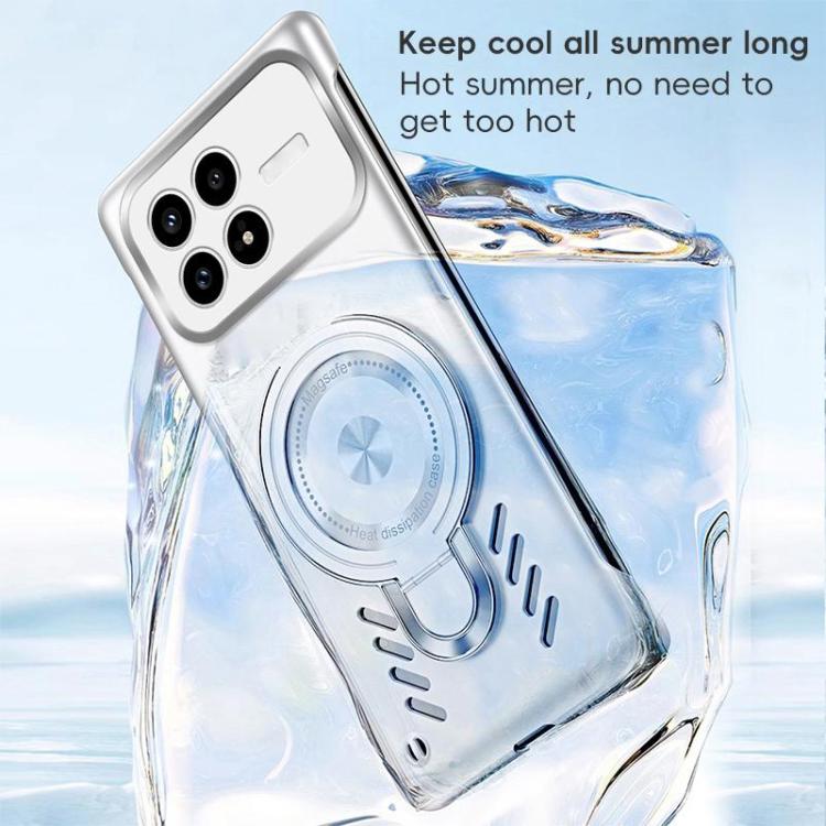 For Redmi K90 / Poco F8 Pro Ice Sense Series Graphene Cooling MagSafe Holder Phone Case
