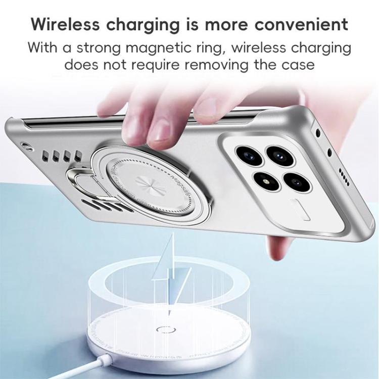 For Redmi K90 / Poco F8 Pro Ice Sense Series Graphene Cooling MagSafe Holder Phone Case