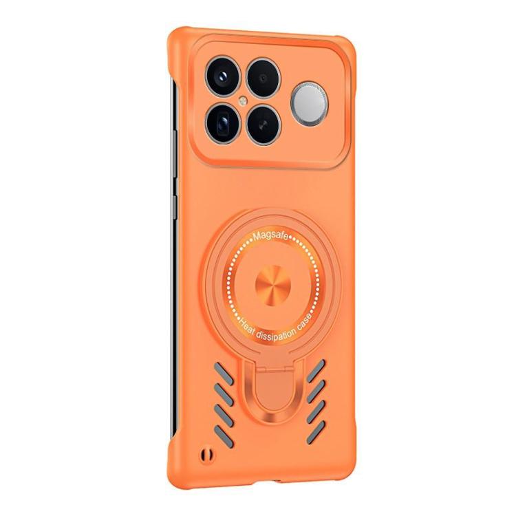 For Redmi K90 Pro Max / Poco F8 Ultra Ice Sense Series Graphene Cooling MagSafe Holder Phone Case