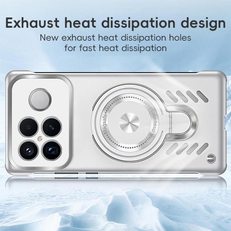 For Redmi K90 Pro Max / Poco F8 Ultra Ice Sense Series Graphene Cooling MagSafe Holder Phone Case