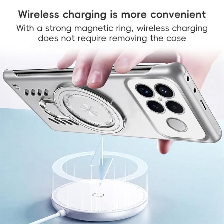 For Redmi K90 Pro Max / Poco F8 Ultra Ice Sense Series Graphene Cooling MagSafe Holder Phone Case