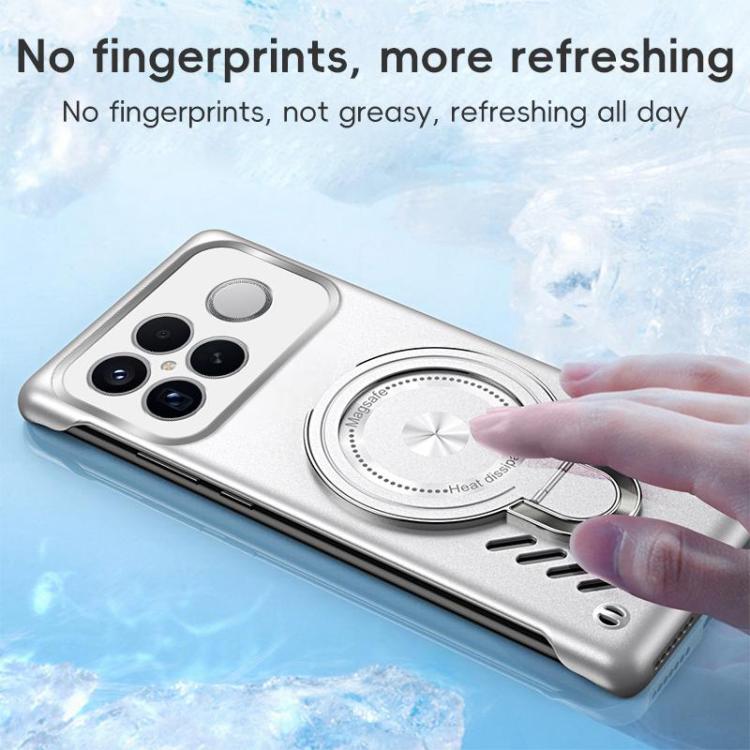 For Redmi K90 Pro Max / Poco F8 Ultra Ice Sense Series Graphene Cooling MagSafe Holder Phone Case