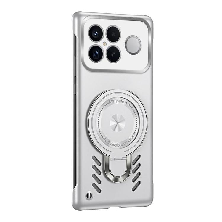 For Redmi K90 Pro Max / Poco F8 Ultra Ice Sense Series Graphene Cooling MagSafe Holder Phone Case