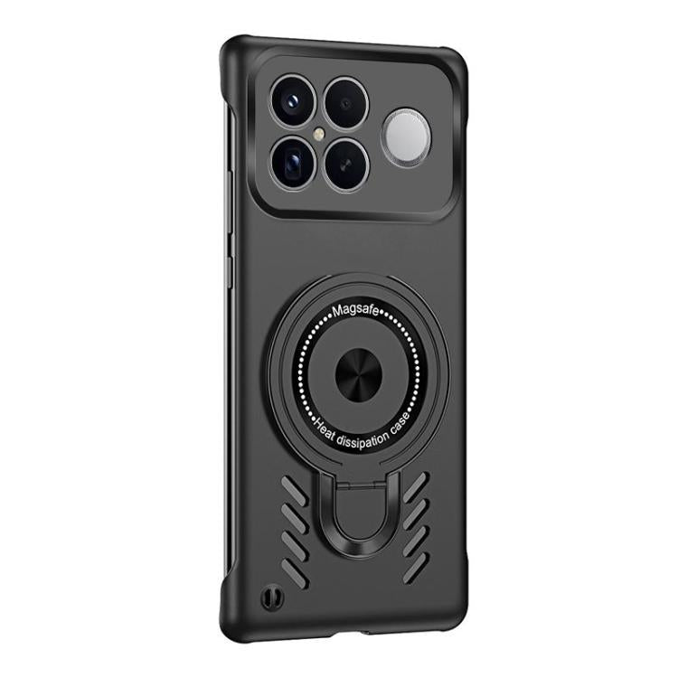 For Redmi K90 Pro Max / Poco F8 Ultra Ice Sense Series Graphene Cooling MagSafe Holder Phone Case