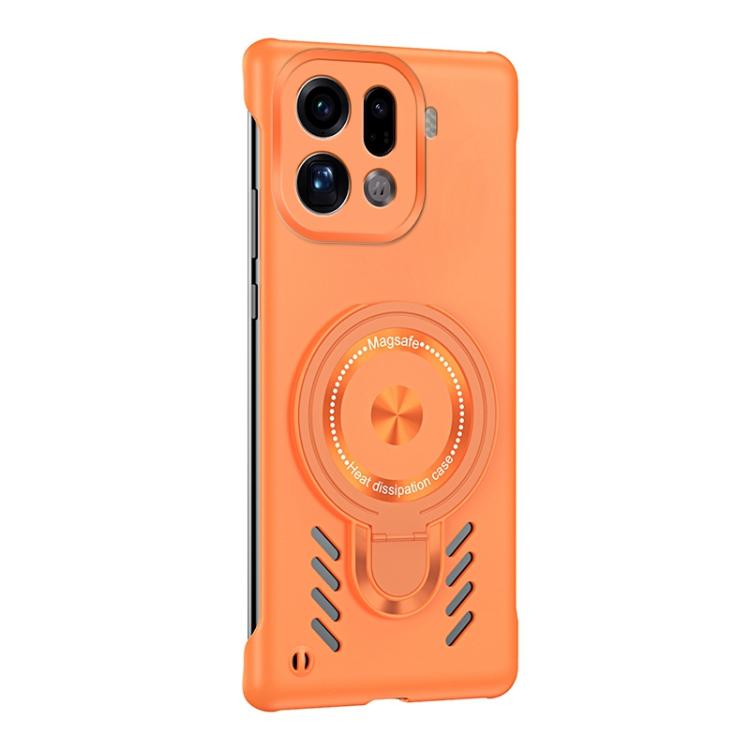 For OPPO Find X9 Pro Ice Sense Series Graphene Cooling MagSafe Holder Phone Case