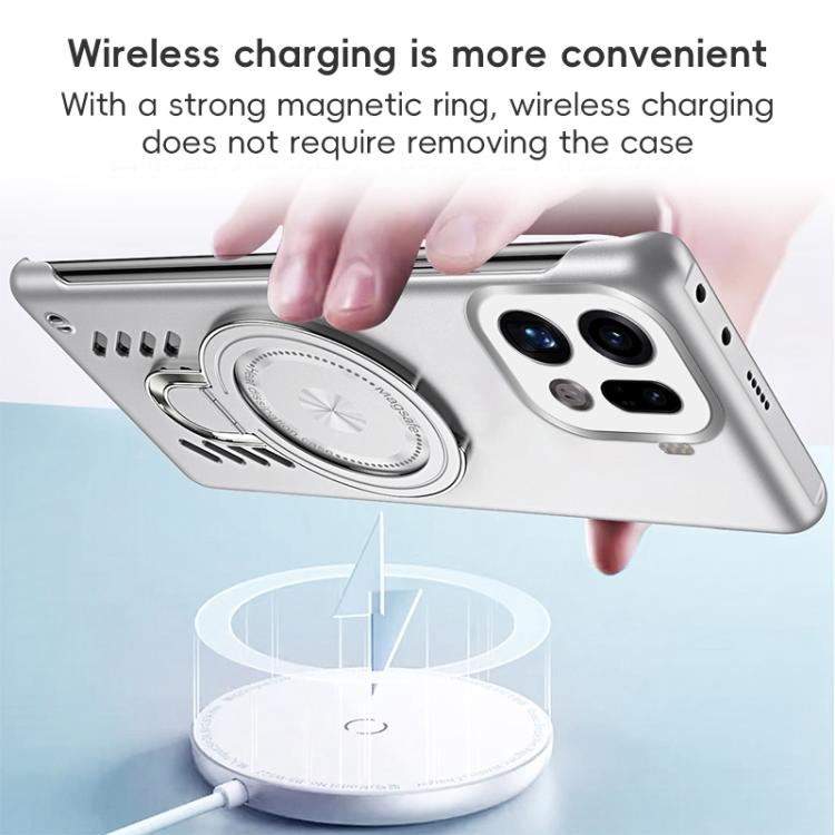 For OPPO Find X9 Pro Ice Sense Series Graphene Cooling MagSafe Holder Phone Case