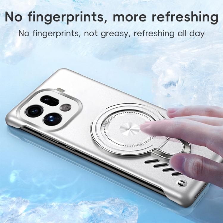 For OPPO Find X9 Pro Ice Sense Series Graphene Cooling MagSafe Holder Phone Case