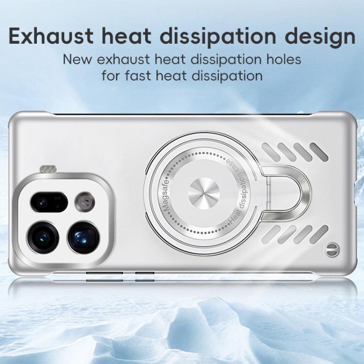 For OPPO Find X9 Pro Ice Sense Series Graphene Cooling MagSafe Holder Phone Case