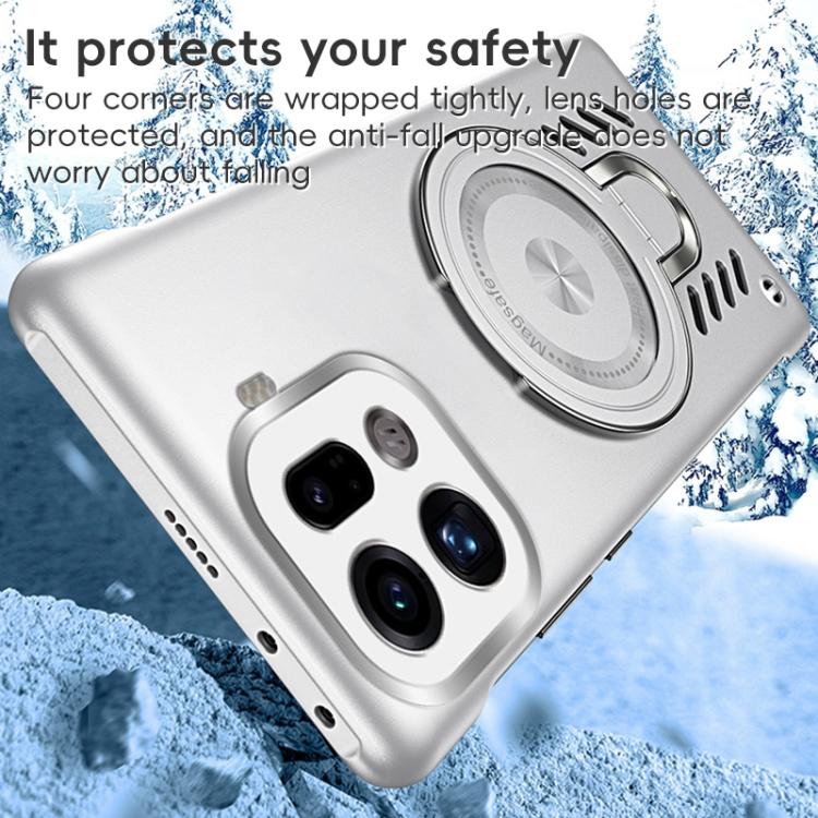 For OPPO Find X9 Pro Ice Sense Series Graphene Cooling MagSafe Holder Phone Case