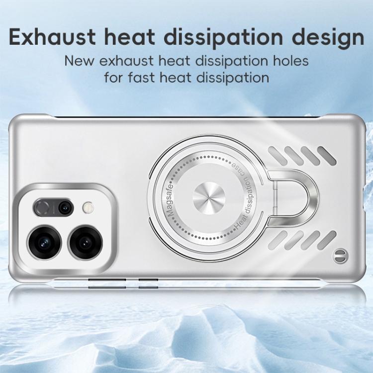 For OPPO Find X9 Ice Sense Series Graphene Cooling MagSafe Holder Phone Case