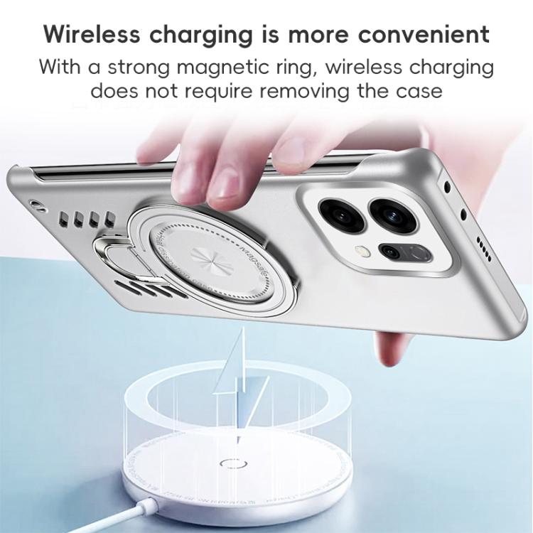 For OPPO Find X9 Ice Sense Series Graphene Cooling MagSafe Holder Phone Case