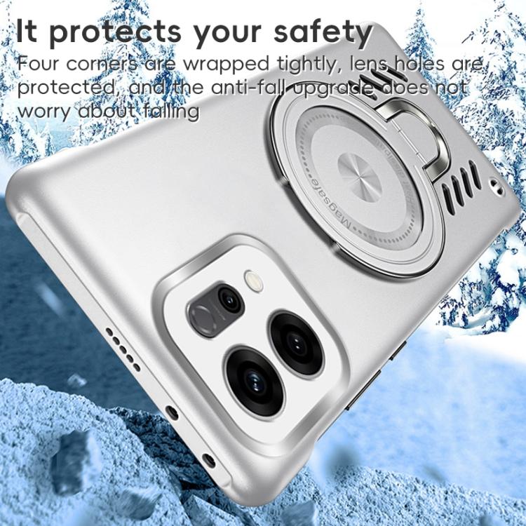 For OPPO Find X9 Ice Sense Series Graphene Cooling MagSafe Holder Phone Case