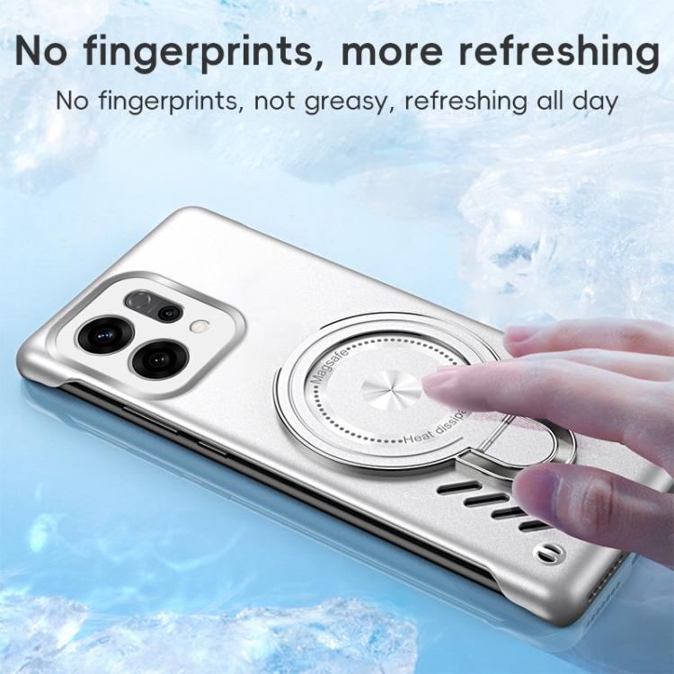 For OPPO Find X9 Ice Sense Series Graphene Cooling MagSafe Holder Phone Case