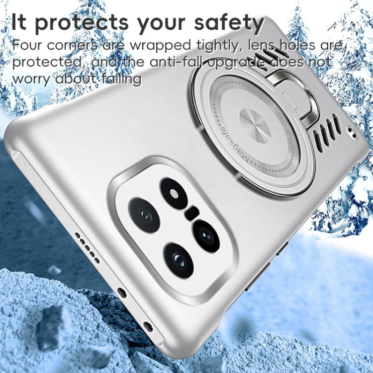 For vivo iQOO 15 Ice Sense Series Graphene Cooling MagSafe Holder Phone Case