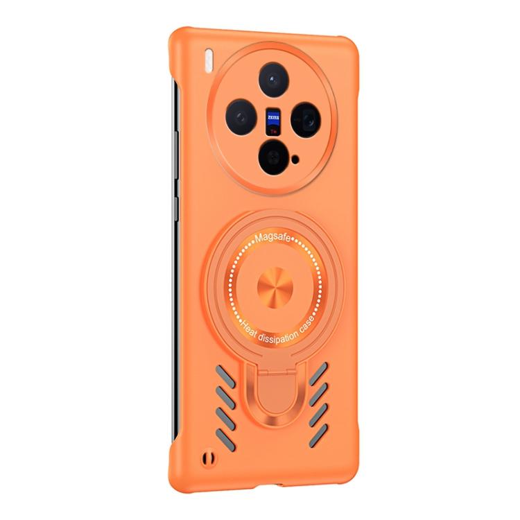 For vivo X300 Ice Sense Series Graphene Cooling MagSafe Holder Phone Case
