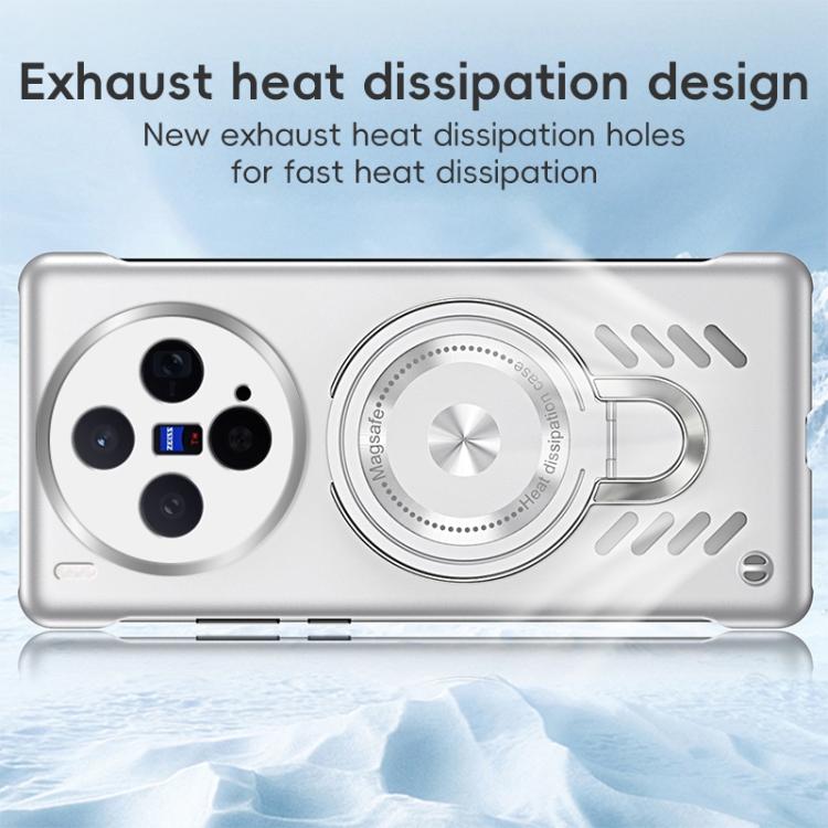 For vivo X300 Ice Sense Series Graphene Cooling MagSafe Holder Phone Case