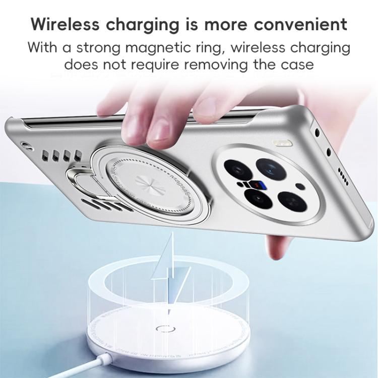 For vivo X300 Pro Ice Sense Series Graphene Cooling MagSafe Holder Phone Case