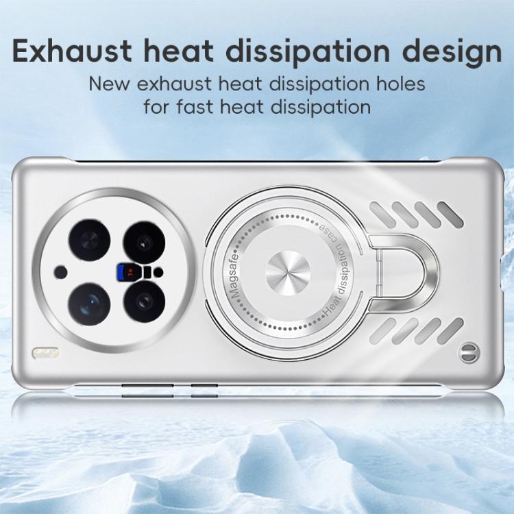 For vivo X300 Pro Ice Sense Series Graphene Cooling MagSafe Holder Phone Case