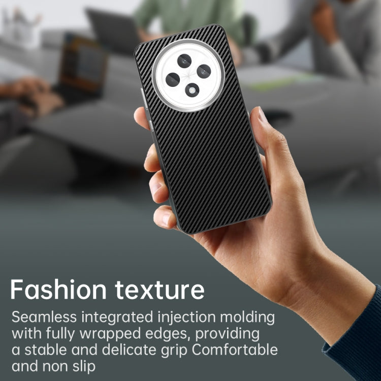 For OPPO Reno12 F 4G Carbon Fiber Series IMD Phone Case