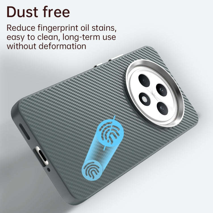 For OPPO Reno12 F 4G Carbon Fiber Series IMD Phone Case