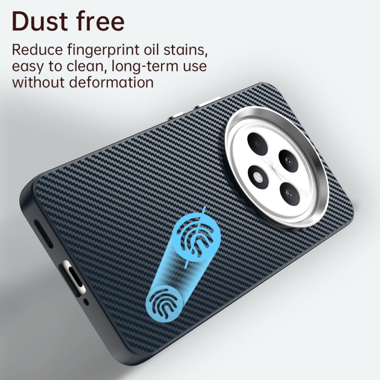 For OPPO Reno12 F 4G Carbon Fiber Series IMD Phone Case