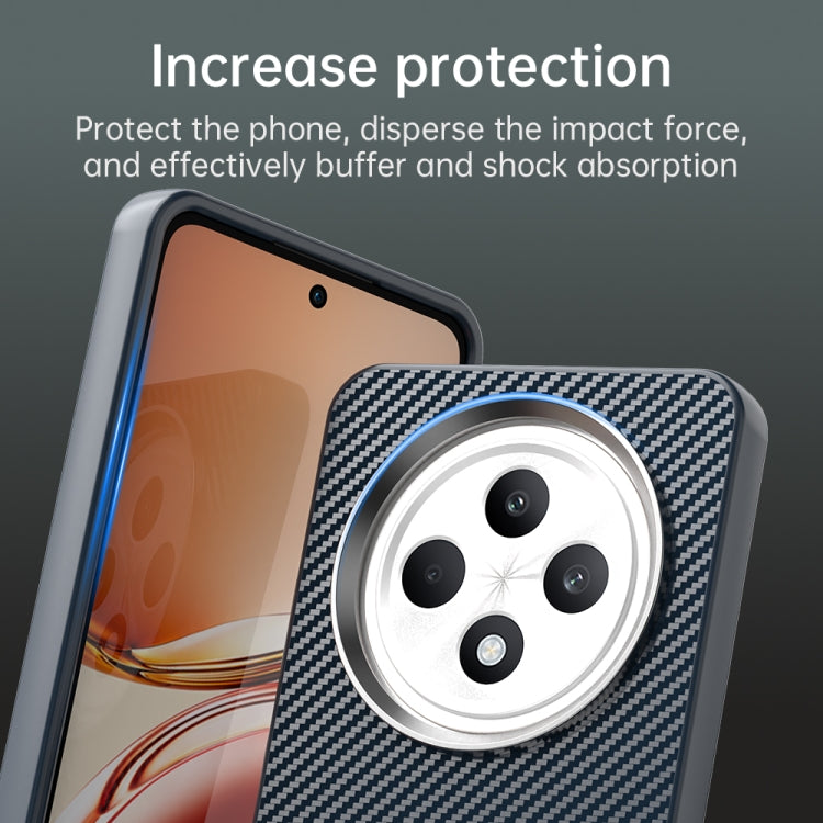 For OPPO Reno12 F 4G Carbon Fiber Series IMD Phone Case