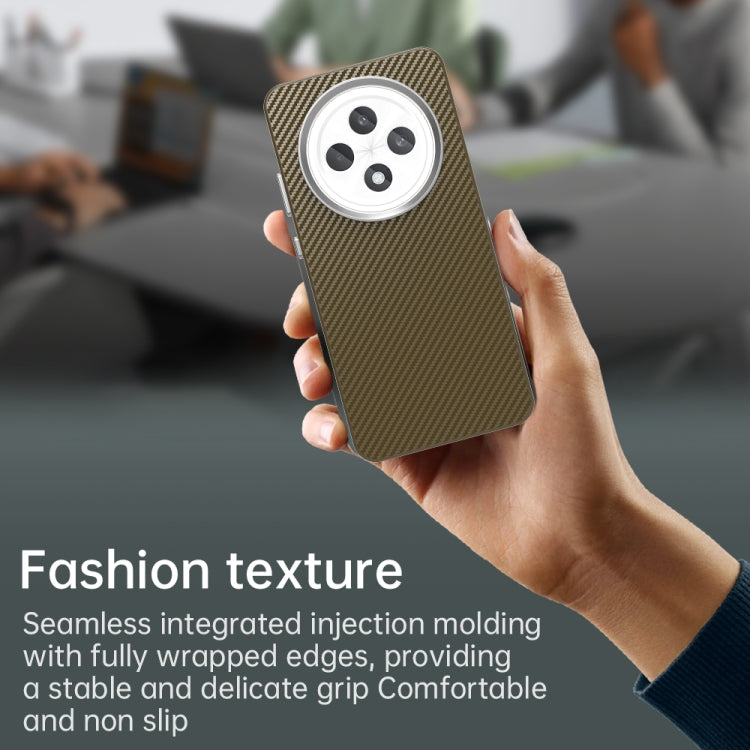 For OPPO Reno12 F 4G Carbon Fiber Series IMD Phone Case