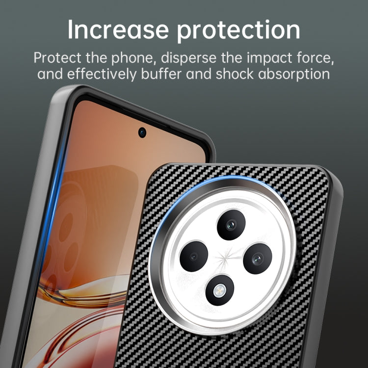 For OPPO Reno12 F 5G Carbon Fiber Series IMD Phone Case