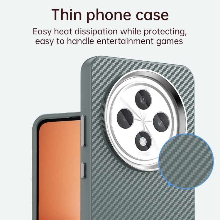 For OPPO Reno12 F 5G Carbon Fiber Series IMD Phone Case