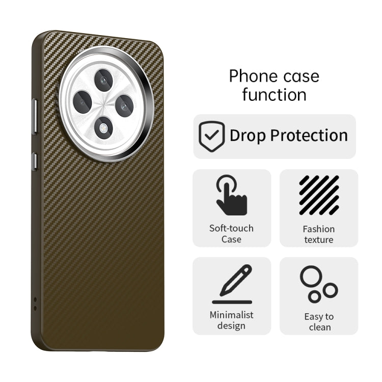 For OPPO Reno12 F 5G Carbon Fiber Series IMD Phone Case