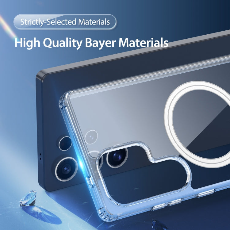 For Samsung Galaxy S25 Ultra 5G DUX DUCIS Clin Mag Series Magsafe TPU Phone Case - Transparent