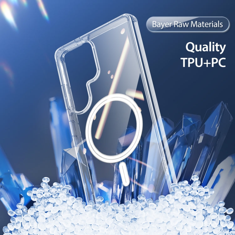 For Samsung Galaxy S25 Ultra 5G DUX DUCIS Clin Mag Series Magsafe TPU Phone Case - Transparent