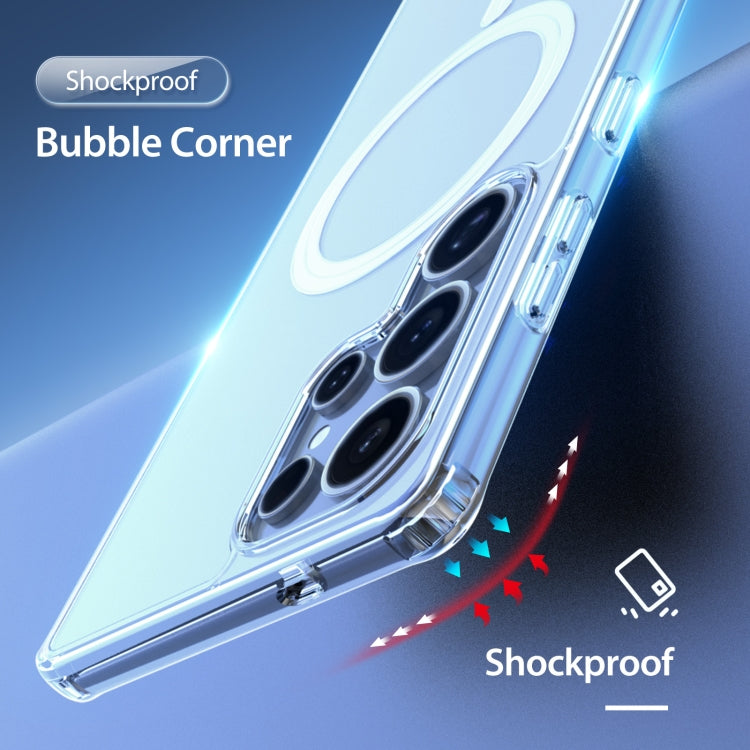 For Samsung Galaxy S25 Ultra 5G DUX DUCIS Clin Mag Series Magsafe TPU Phone Case - Transparent