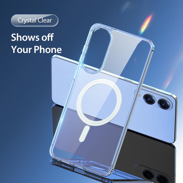 For Samsung Galaxy S25 Edge 5G DUX DUCIS Clin Mag Series Magsafe TPU Phone Case - Transparent
