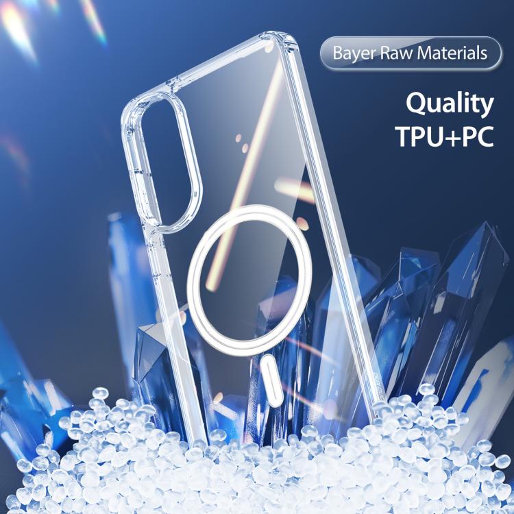 For Samsung Galaxy S25 Edge 5G DUX DUCIS Clin Mag Series Magsafe TPU Phone Case - Transparent