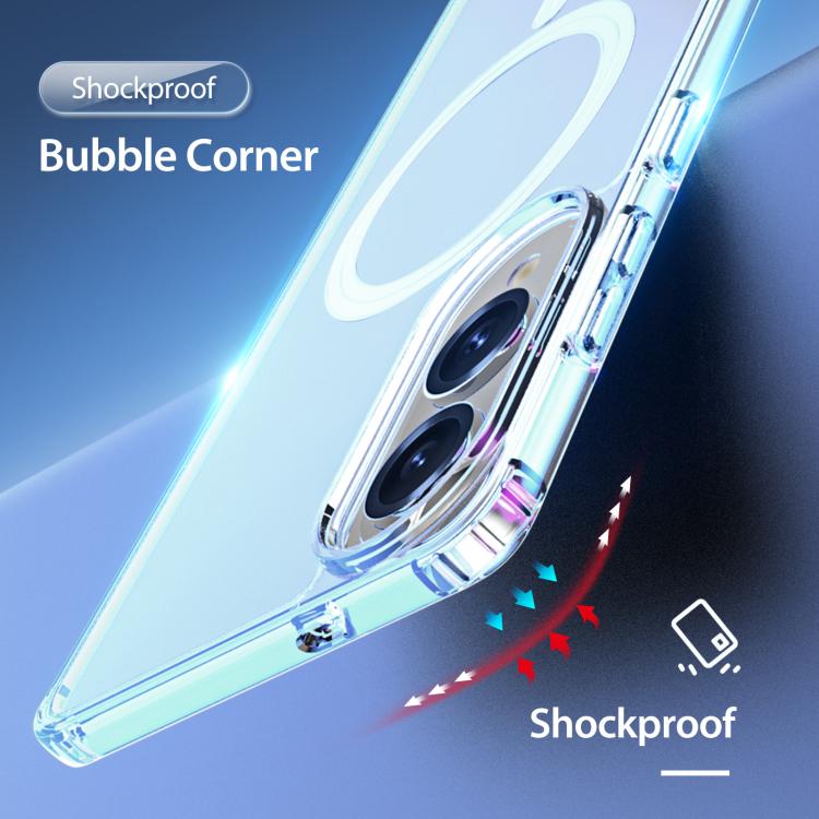 For Samsung Galaxy S25 Edge 5G DUX DUCIS Clin Mag Series Magsafe TPU Phone Case - Transparent
